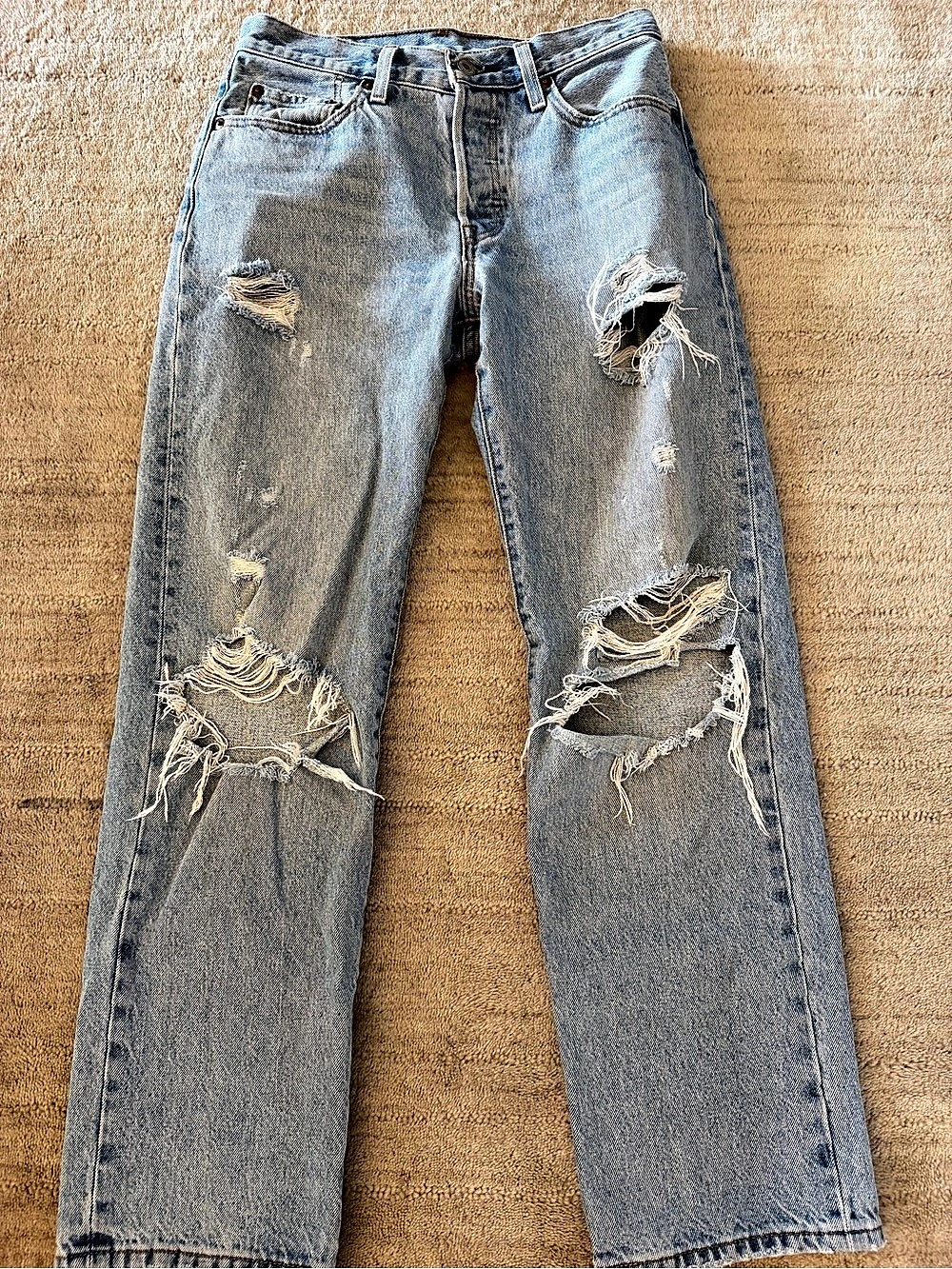 Levi's 501 '90s Women's Jeans Straight Leg Blue Waist 26